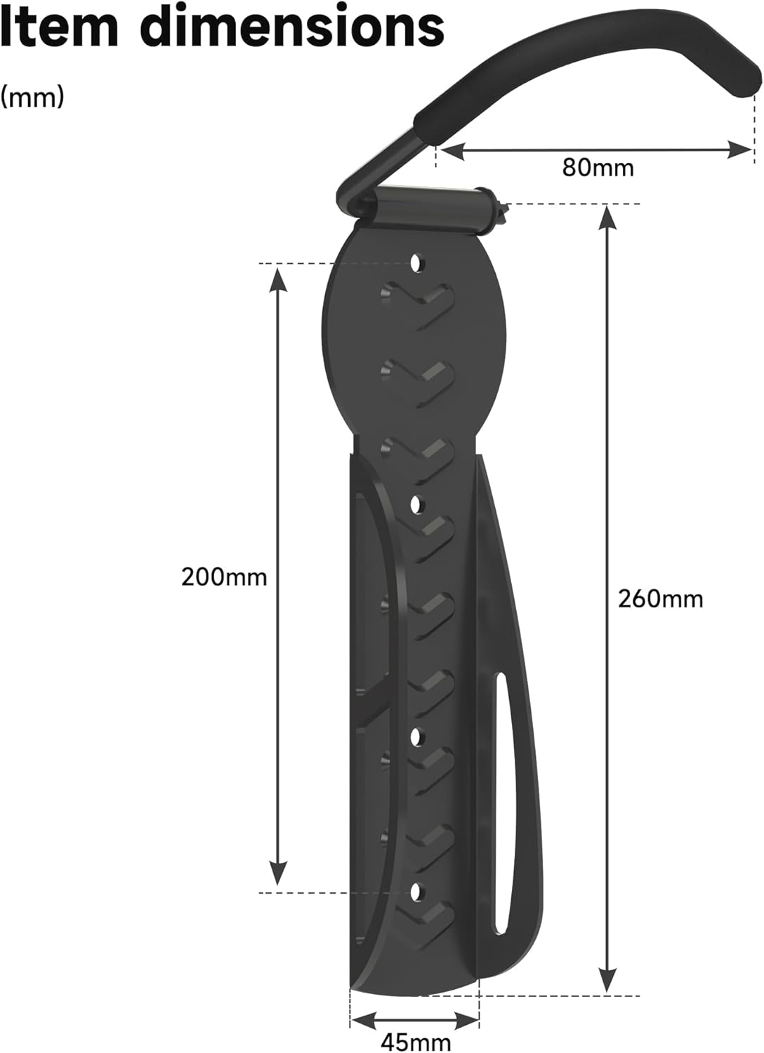 suptek 2 Packs of Vertical Bike Rack Wall Mount - Heavy Duty Garage Bike Hanger for Indoor Storage, Easy to Hang and Detach, Supports Up to 132 lb, BYPA01-2