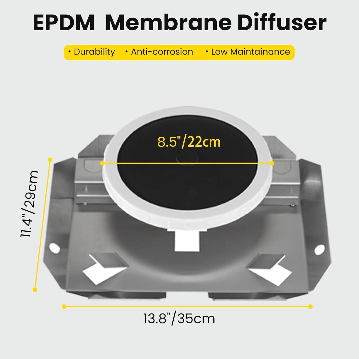 Pond Aerator, 5.2 CFM for Pond and Lakes Up to 3 Acres, 3/4 HP Compressor + 200 Feet Air Hoses + 2 Diffusers + Timer, Aeration Pumps Kit for Deep Water Oxygen Circulation
