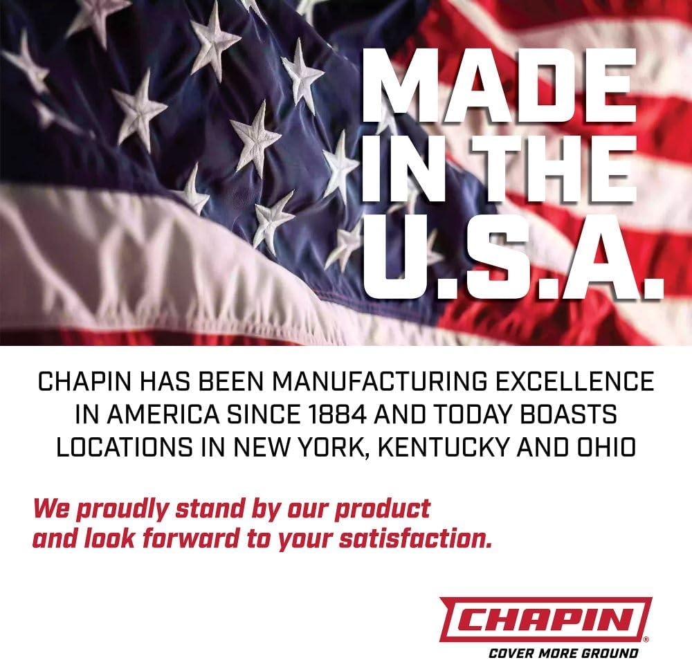 Chapin International 16144 1 Gallon Multipurpose Sprayer for Lawn, Home and Garden,Translucent White