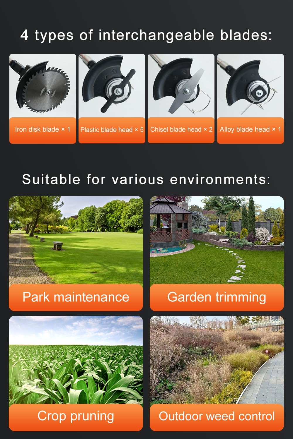 Cordless Weed Wacker,Electric Weed Eater,2 Batteries,Grass Trimmer Cordless,Weed Erimmer Red