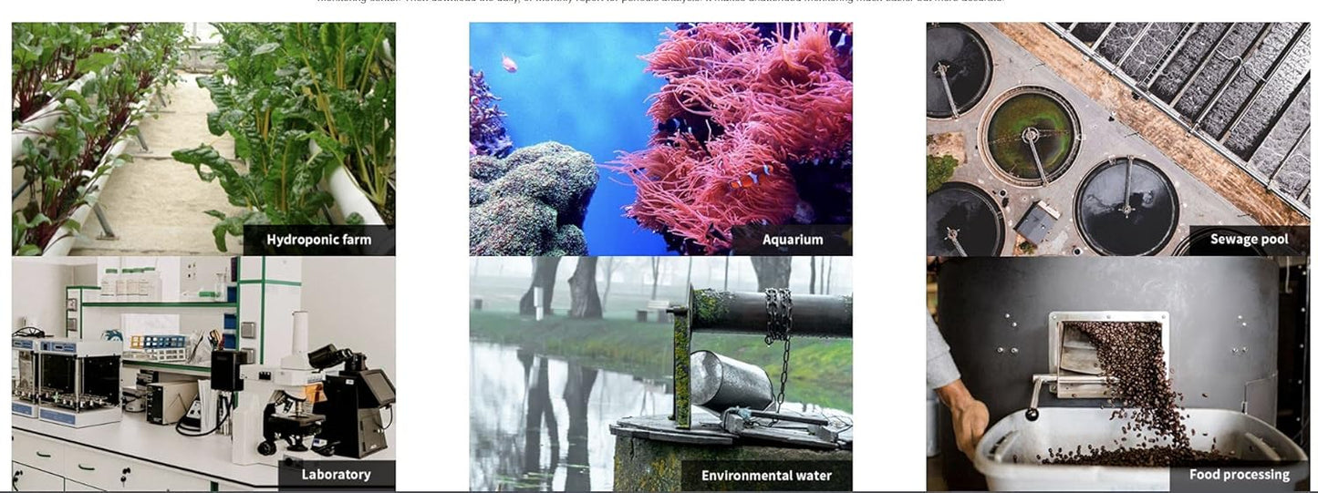 Ubibot Thermometer Hygrometer, Wireless Temperature Data Logger, Remote Humidity Monitor for Refrigerated truck Free App Email Alarm, IFTTT 2.4GHz only (GS2 EC/PH)