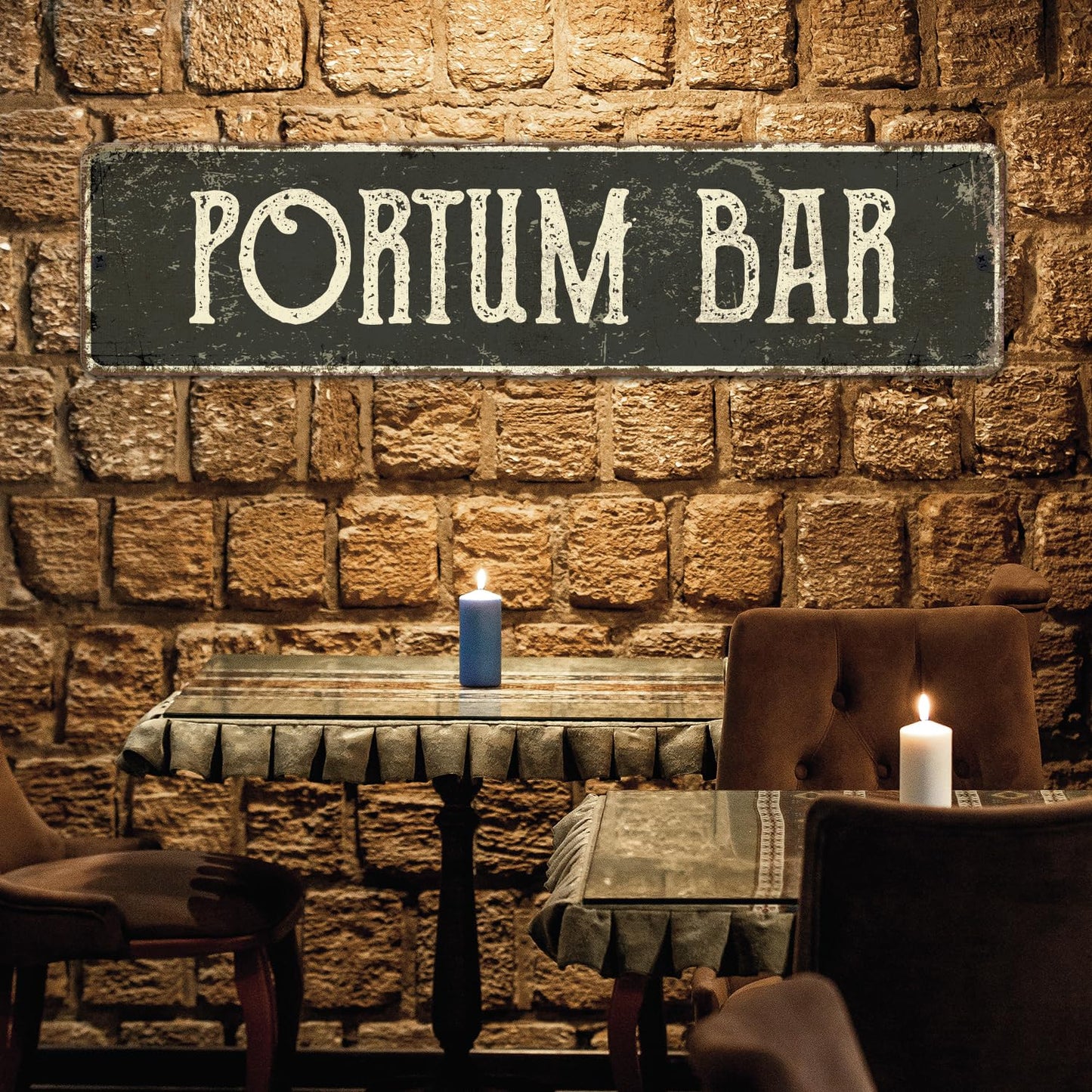 Custom Rustic Sign, Personalized Decor Street Signs Gift, 40x10 Inches, ACM, Fade Resistant, Made in USA