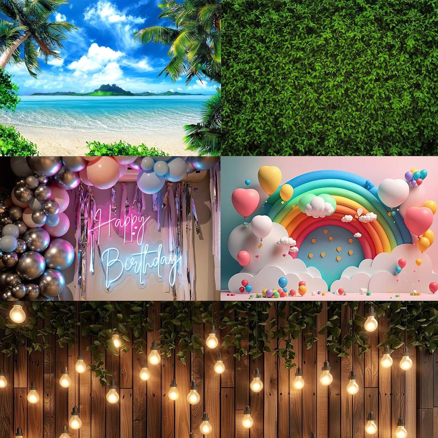 Reptile Habitat Backdrop Lush Tropical Plants and Rocks Terrarium Backdrop Dense Vegetation with Large Broad Leaves and Ferns Fish Tank Background Aquarium Wallpaper Poster Decor Vinyl 30x18in