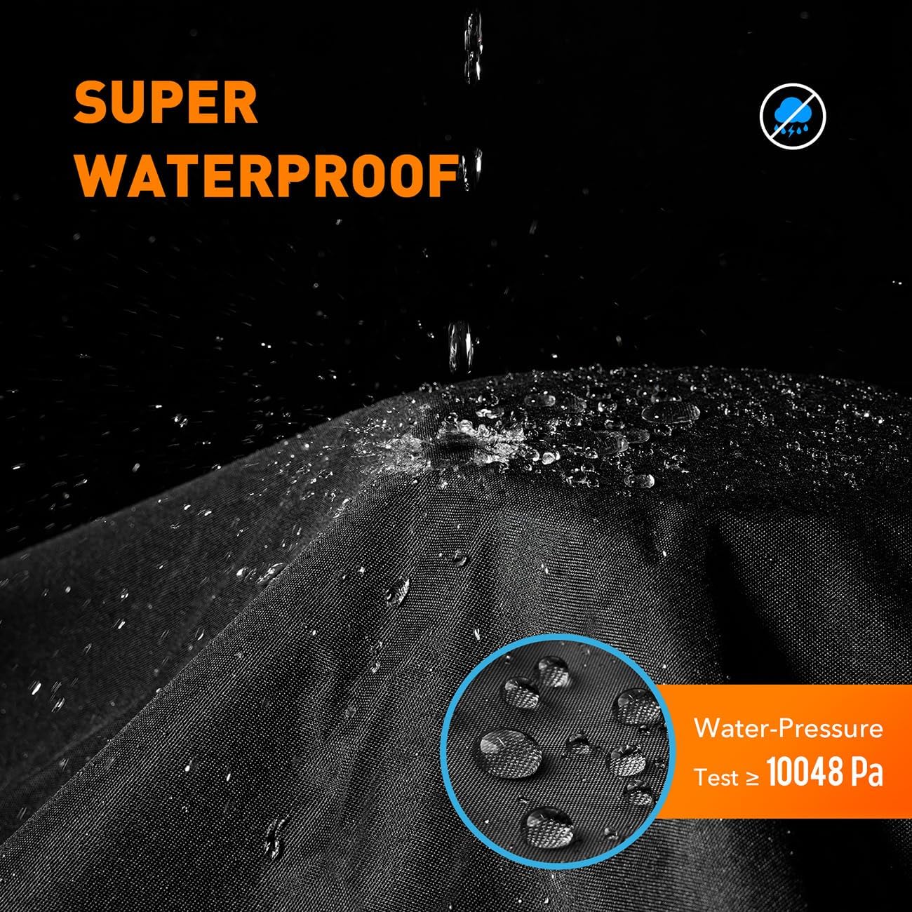 Heavy Duty 600D Polyester Cover Compatible with Pit Boss Portable Table Top Pellet Grill 10697 and PB150PPG Grills