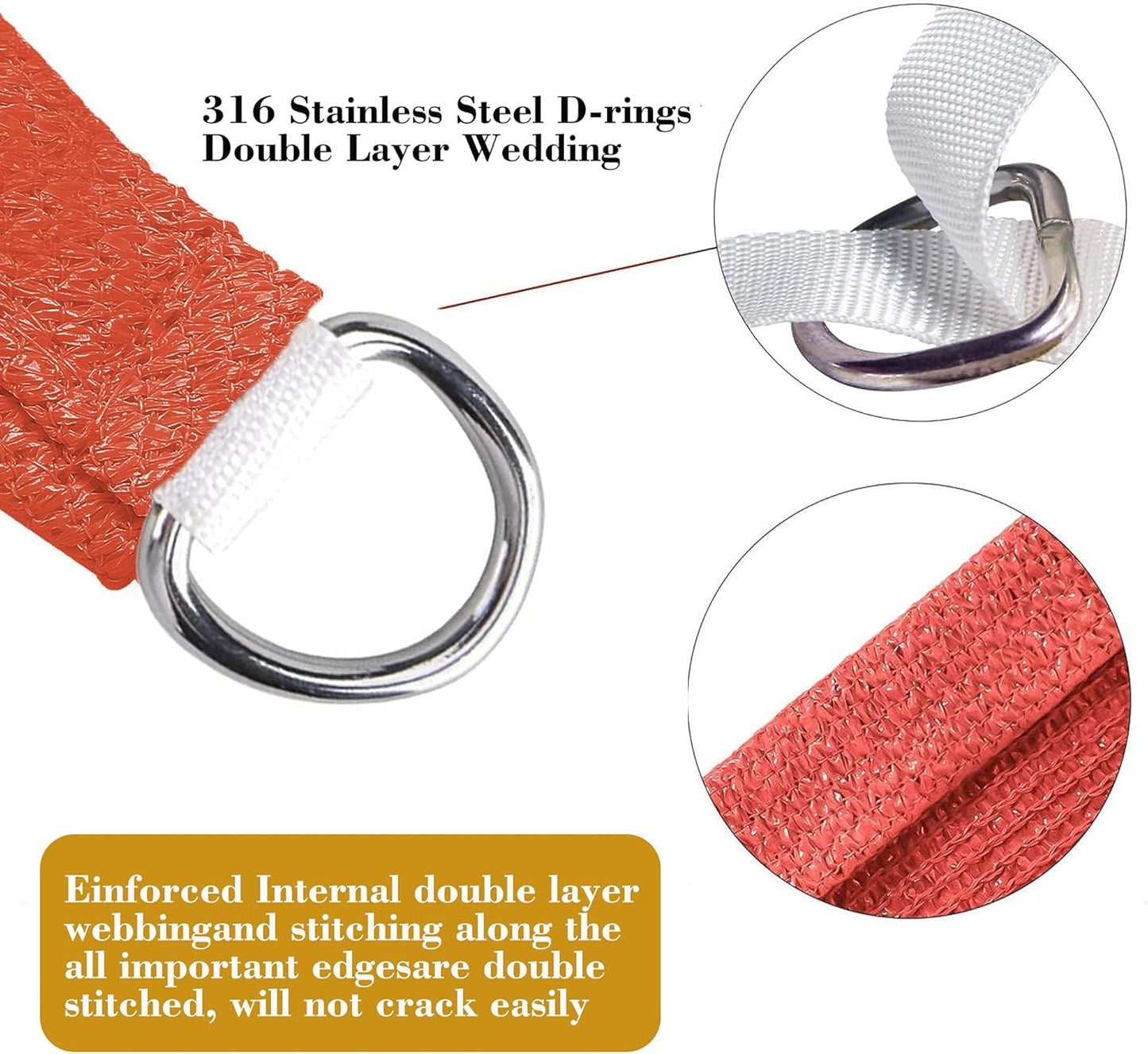 10' x 21' Red Rectangle Sun Shade Sail SSP1212 Canopy Durable Fabric UV Block Awning,We Make Custom Orders