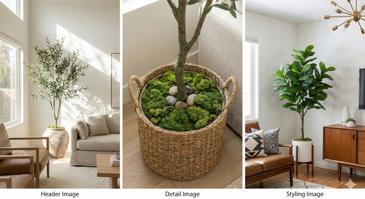 The Statement Piece: How to Style Large Faux Trees (Olive, Ficus, Monstera) in Your Living Room