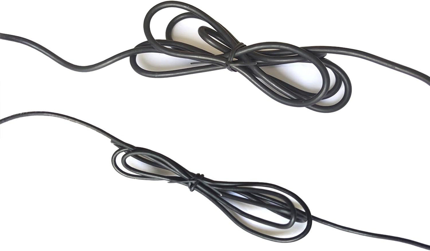 1000 pcs 8 inch Black Cable Twist Ties Plastic Twist Ties with Rugged Metal Innercores Reusable Fastening Cable Cord Wire Ties