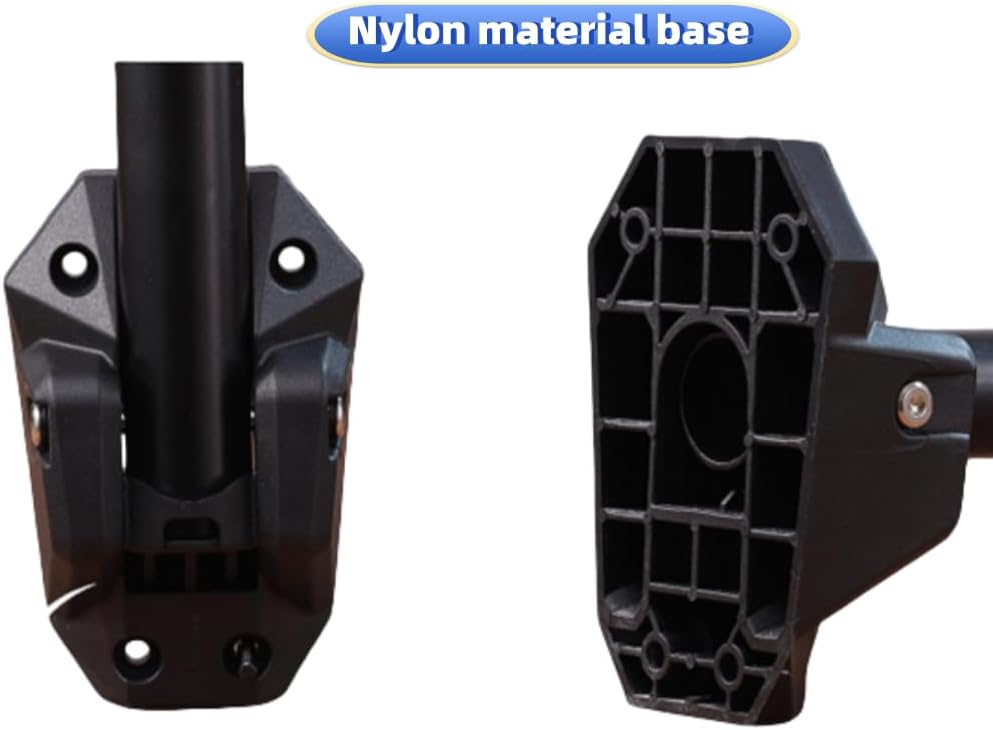 Bicycle Wall Mount Rack, Adjustable Angle, Foldable Design, with Mounting Hardware, Black (Screw fixation)