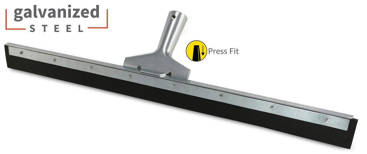 Unger Professional AquaDozer Smooth Surface Straight Floor Squeegee, 24"