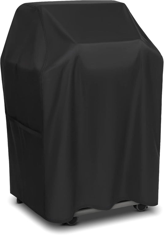 Small Grill Cover 32 Inch, Heavy Duty Waterproof 2 Burner BBQ Gas Outdoor Barbecue Cover, Compatible with Weber Char Broil Nexgrill Grill with Collapsed Side Tables