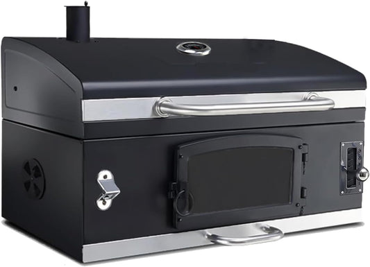 Built In Charcoal Grill Large Charcoal BBQ Grills with 480 Square Inches Oversize Cooking Area, Outdoor Cooking Grill with Charcoal Trays for Backyard, Patio and Parties