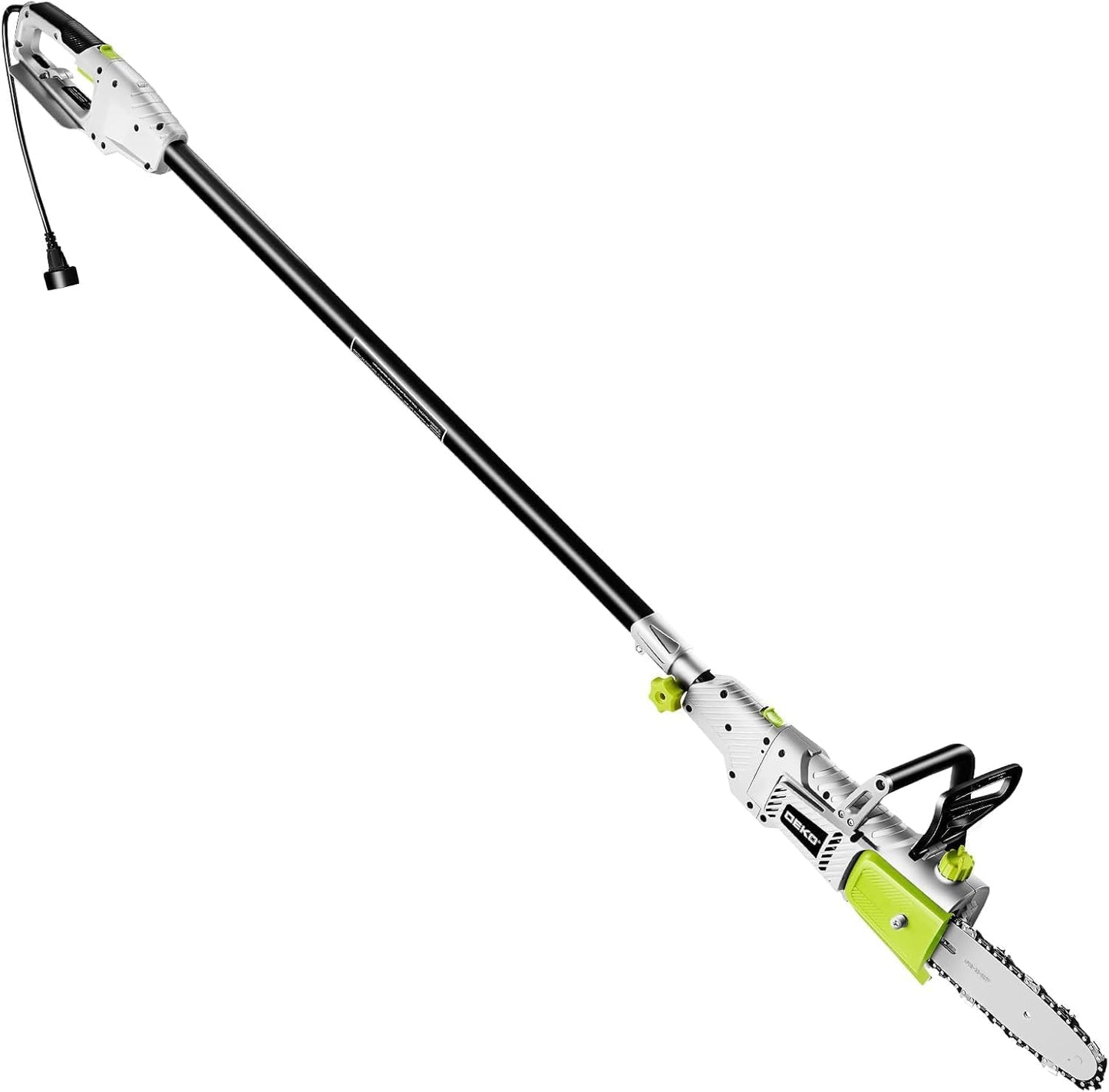 DEKOPRO 8 Amp 10" Electric Pole Saw for Tree Trimming,Corded Electric Chainsaw,Power Chain Saw for Tree Trimming Wood Cutting