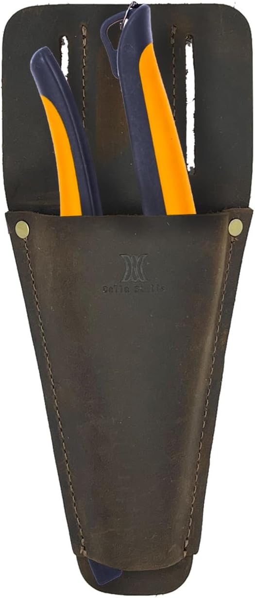 Garden Leather Pruner Sheath,Tool Holster for Gardening Pruning Shears,Durable Scissor Protector Cover
