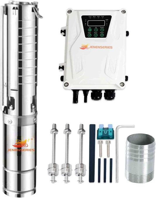 Solar powered impeller water pump (750W+ controller)