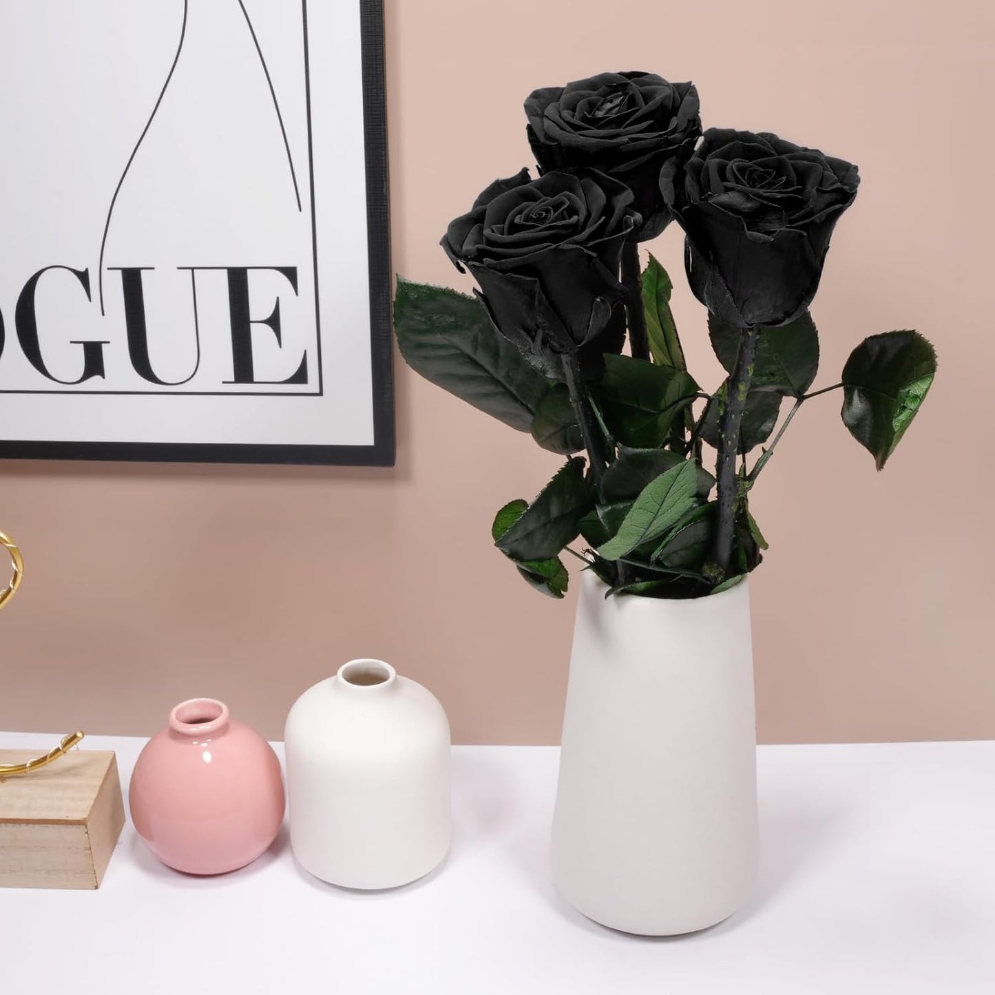 Yamonic Preserved Flowers Rose Gifts for Mom Grandma, Mom Birthday Gifts for Women, Mothers Day Real Flower Rose Gifts for Mom, Her, Wife, Girlfriend Gifts on Christmas,Valentine's Day, Anniversary