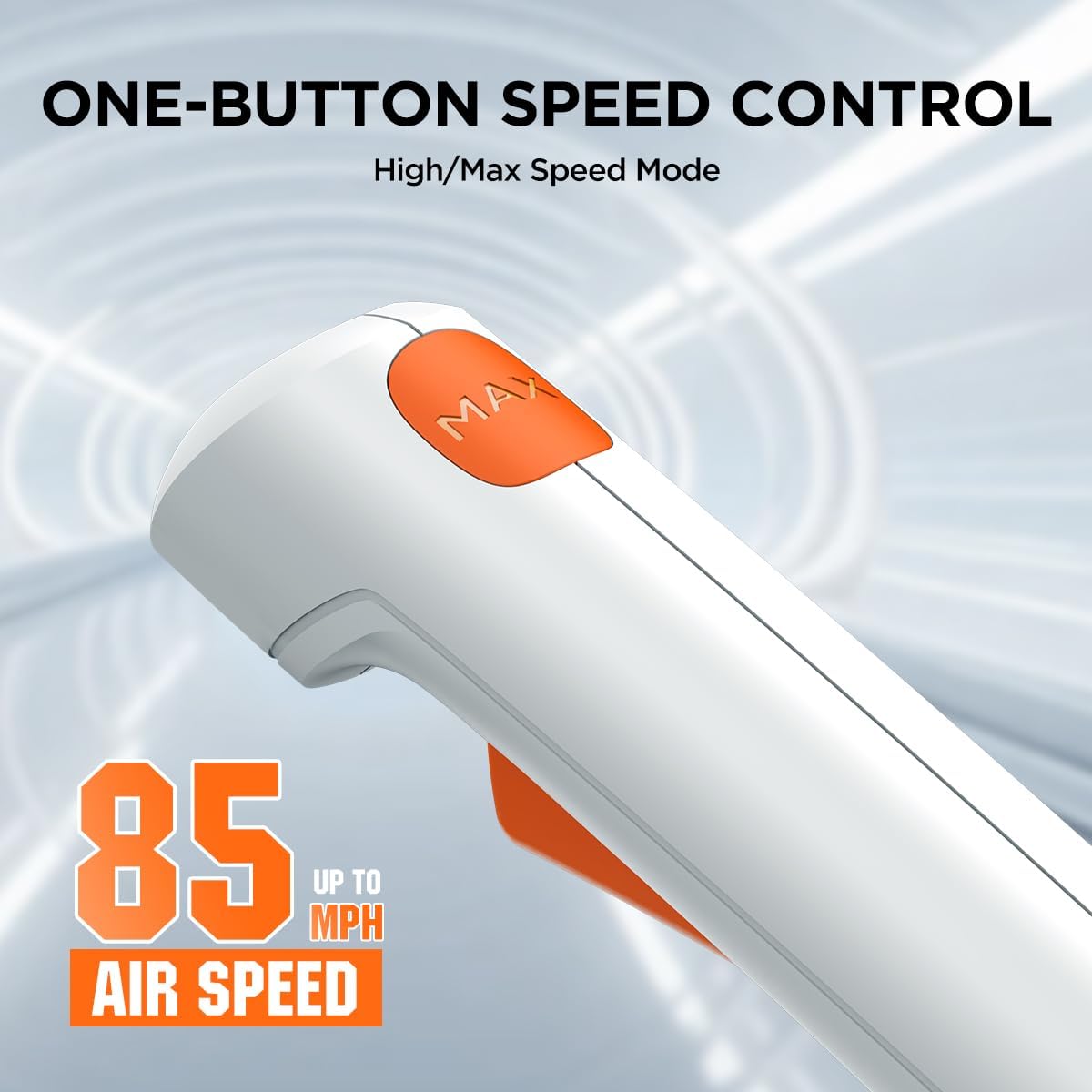 Litheli 20V Cordless Leaf Blower Battery Powered Leaf Blower, 2.0 Ah Battery Lightweight 2 Speed Mode Electric Blowers for Lawn Care, Patio, Snow, Dust, Blowing Leaves