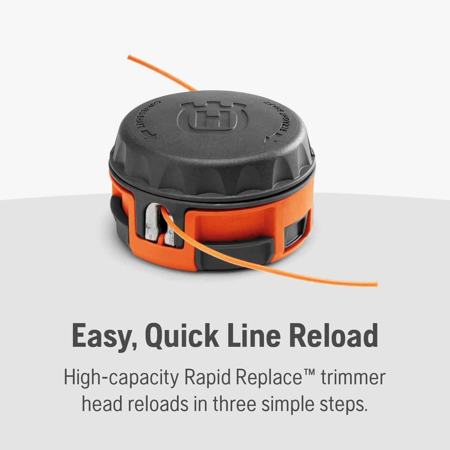 Husqvarna 130L Gas String Trimmer, 28-cc 2-Cycle, 18-Inch Straight Shaft Gas Weed Wacker with Rapid Replace Trimmer Head for Seamless String Reloading, 970514405