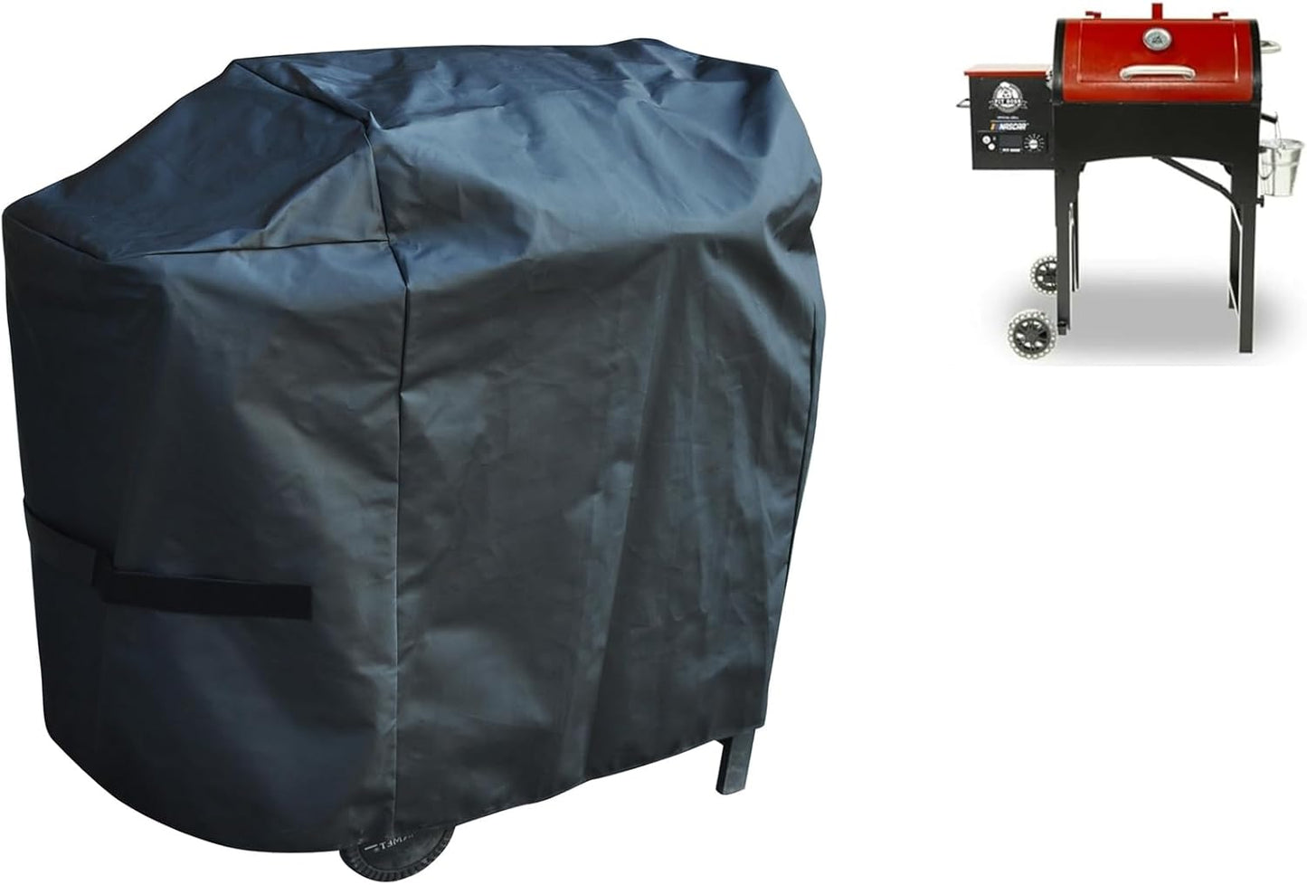 Grill Cover Fits Pit Boss 73340 Grill Cover for Wood Pellet Grills.Fits for Pit Boss 340FB,440TG1,71340,71344,72445 Pellet Grill Without Side Tray.