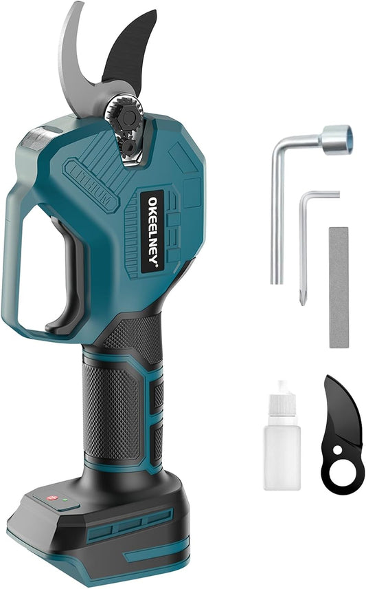 Electric Pruning Shears for Makita 18V Battery, Brushless Cordless Branch Cutter Pruner with 1.5 inch Cut Capacity for Tree trimming, Shrubs, Gardening (Tool Only)