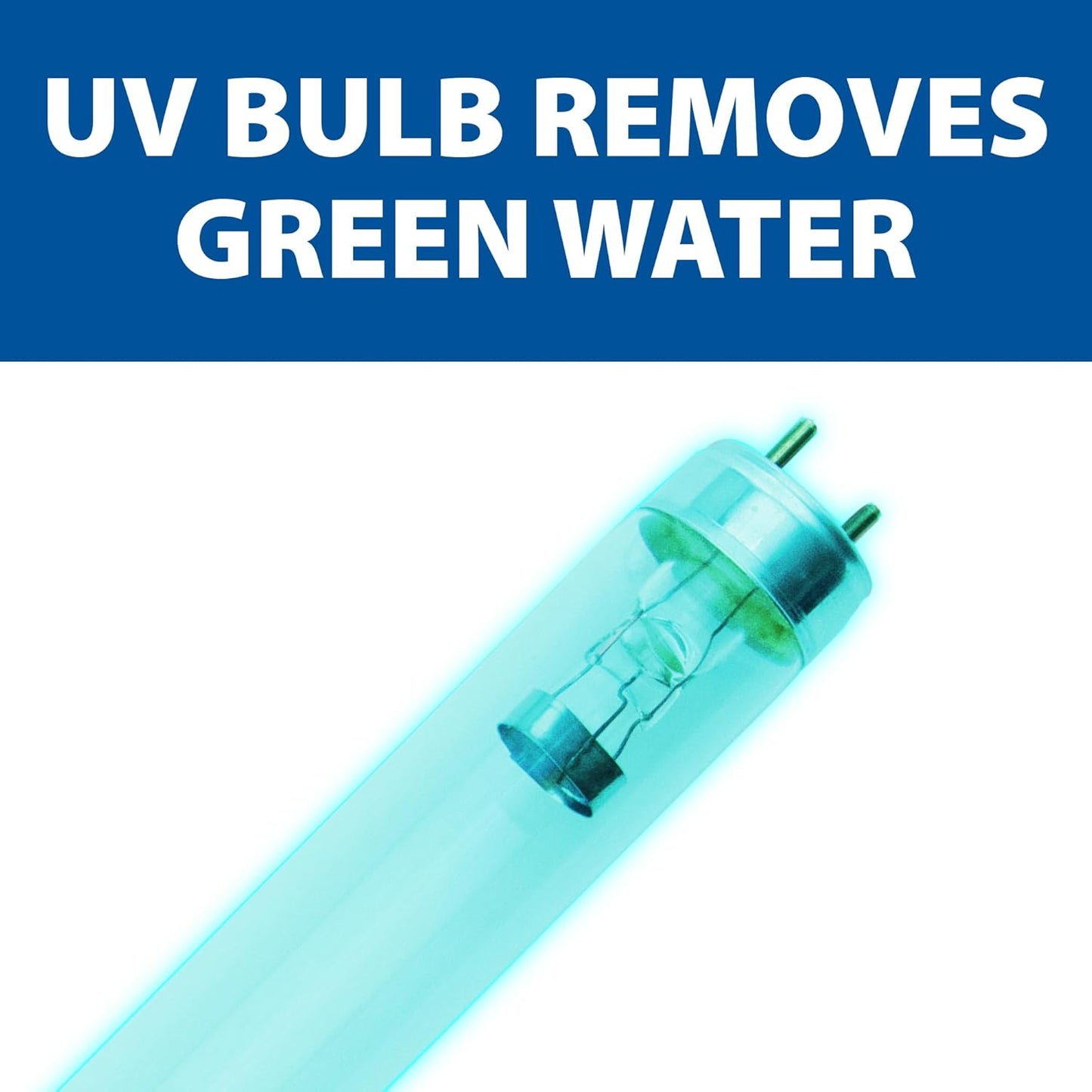 The Pond Guy UltraUV Pro Ultraviolet Lamp for Koi Ponds & Water Garden, EPA Registered Light for Green Water & Planktonic Algae Treatment, 15 Watt