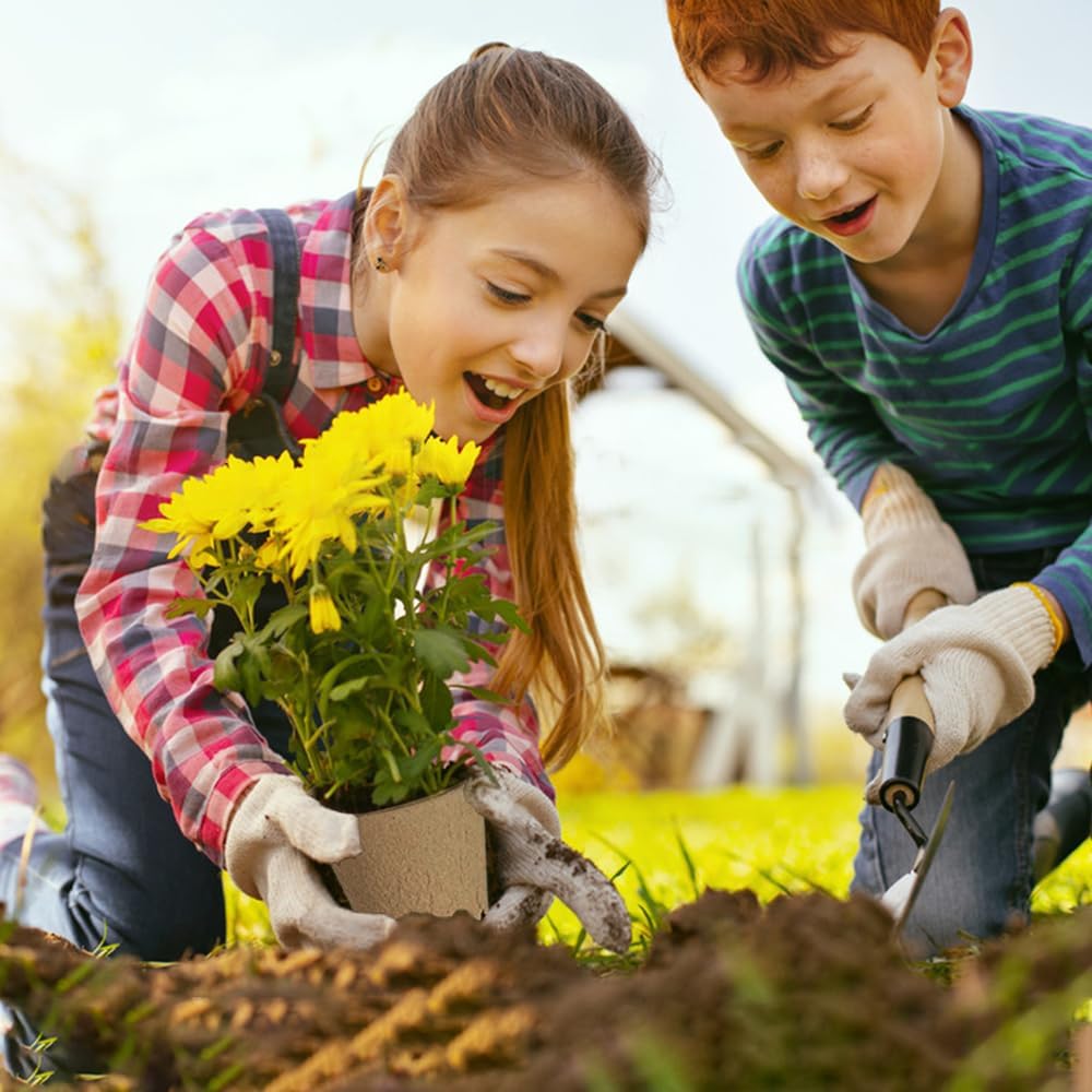 108pcs Peat Pots for Seedling 3.15" Biodegradable Plant Nursery Pots Seed Starting Pots with Drainage Holes, 30 Plant Labels, 2 Transplant Tools