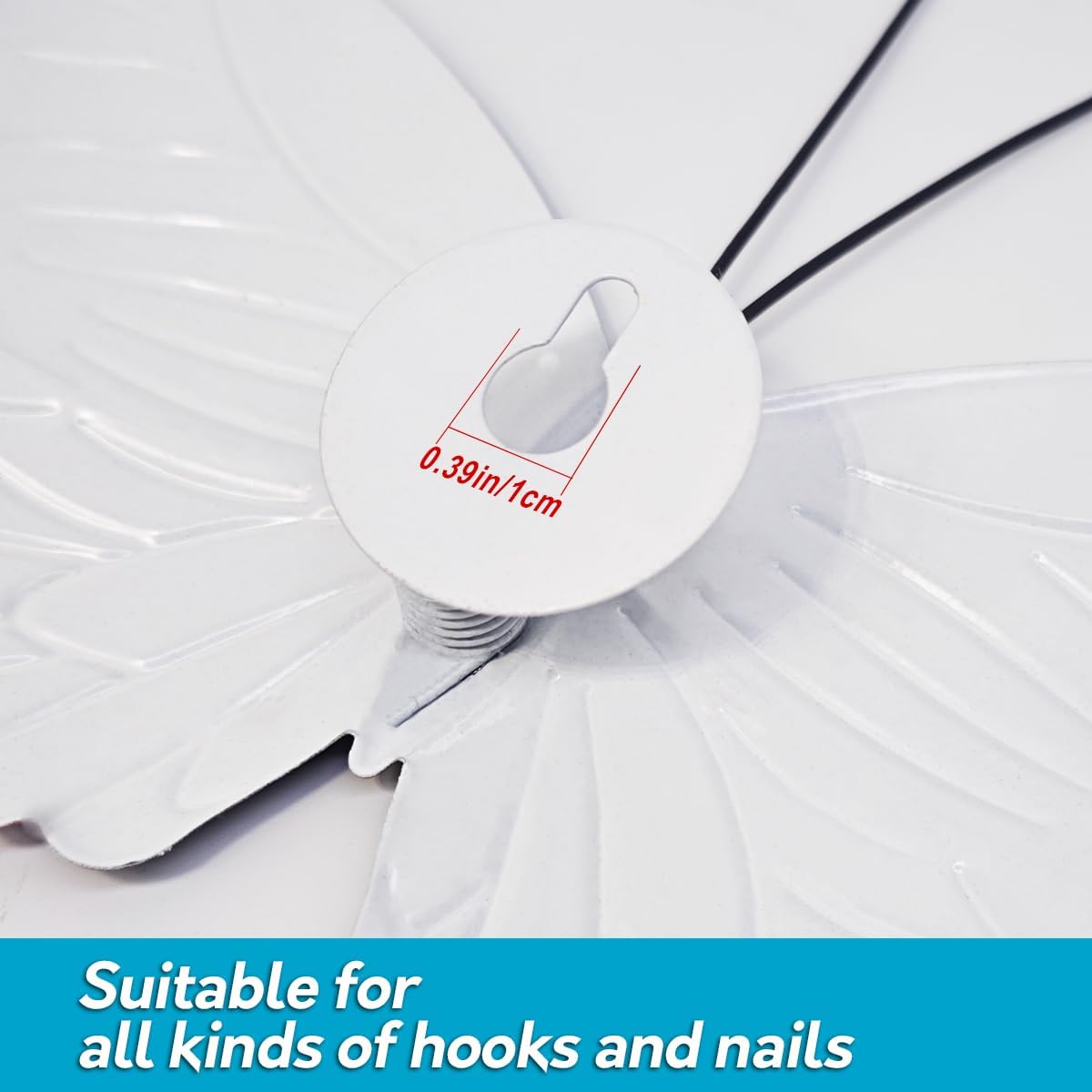 Metal Butterfly Wall Decor - 5 Pack Lifelike Butterflies Wall Art Sculpture Hanging Decorations for Indoor or Outdoor, Yard Patio Fence Garden Decoration