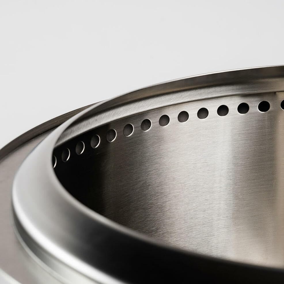 Solo Stove Ranger with Stand Portable Outdoor Fire Pit Stainless Steel Firepot for Wood Burning and Low Smoke Great Fire Pits for Outside | 15x12.5 Inch Outside Fire Pit