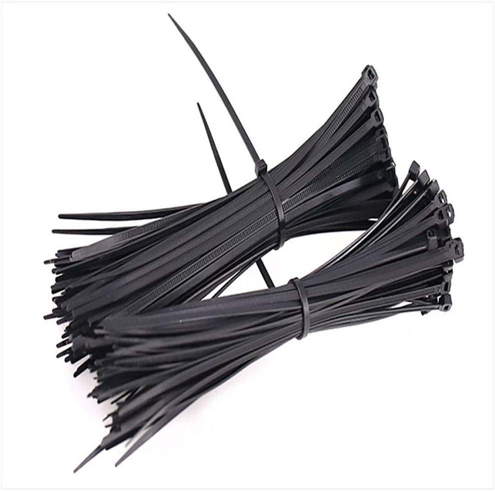 SYD 4 Inch length, 18lb Small size Self Locking Nylon Cable Zip Ties -1000 Piece (Black)