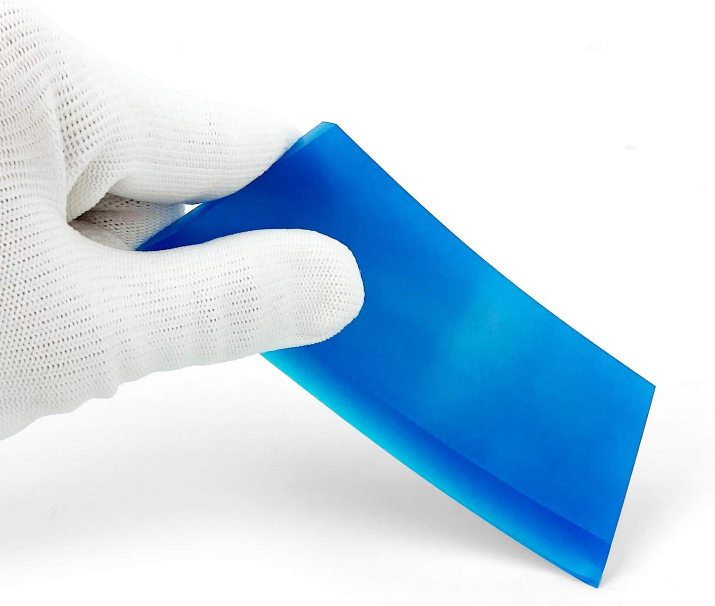 CARTINTS 2pack Mini Squeegee Rubber Squeegee, 5.1x 2 inch, for Cleaning Glass, Shower Door and Car Windows and Screen Printing, Blue/Green