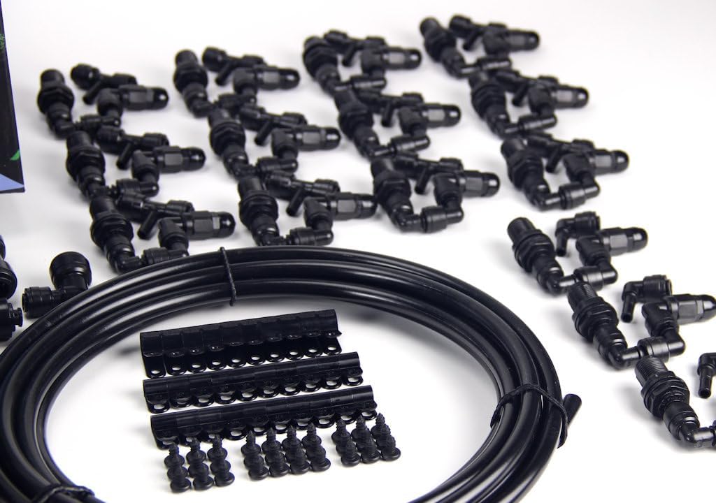 MistKing – Advanced Misting System (3/8” Backbone), 5th Gen | Used by Zoos, Institutions & Hobbyists | Expandable to 70 Nozzles | Fine Mist | 50 Micron Droplets | Upgraded Timer & Components |