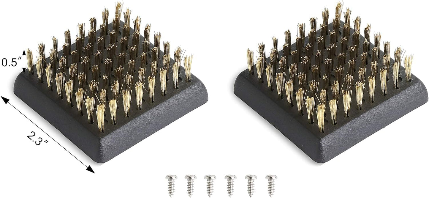 New Star Foodservice 1029963 Replacement Brush Head for BBQ Set 59007, Set of 2