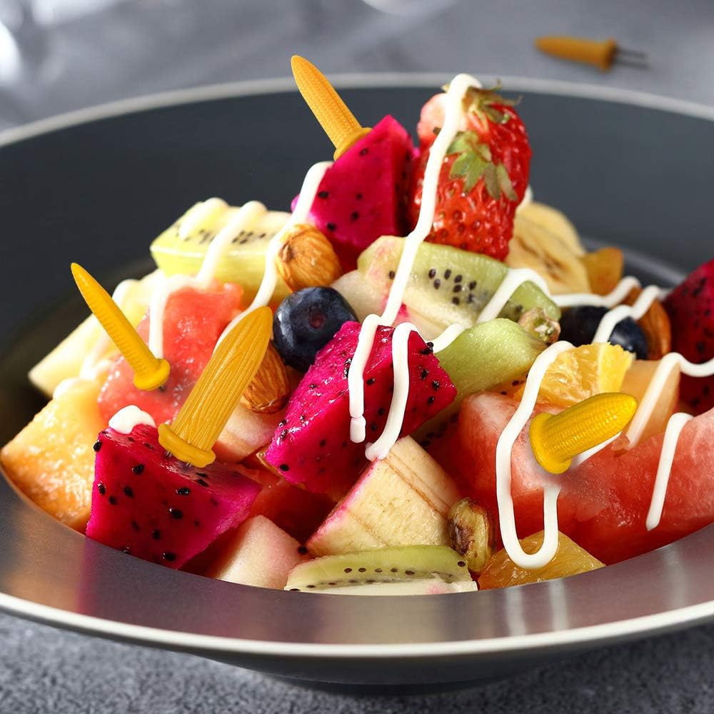 Corn on The Cob Holders, Stainless Steel Heat Resistant Non Slip Barbecue Corn Prongs Skewers for BBQ, Cooking, Birthday Party (20,3.54IN)