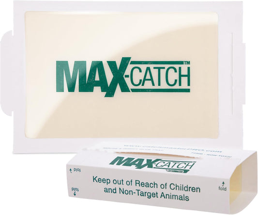 Catchmaster Max-Catch Mouse & Insect Glue Trap 36pk, Mouse Traps Indoor for Home, Sticky Pest Control Adhesive Tray for Catching Bugs, Rats & Rodents, Bulk Classic Glue Boards