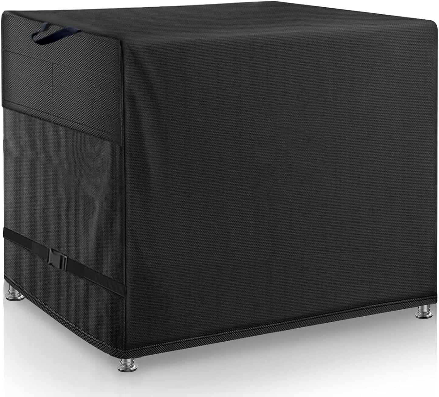 Stainless Steel Table Cover - Heavy Duty Waterproof Cover for 60 x 30 Inches Metal Prep Table, Compatible with 60 inch Outdoor Utility Cart and Storage Cabinet Black