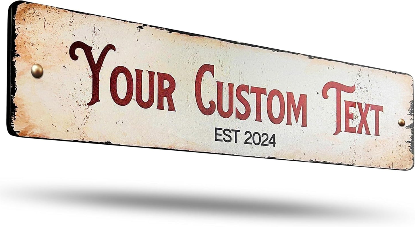 Custom Wooden Wall Sign, Personalized Rustic Wall Plaque, General Use Indoor Decor, Office, Room, Coffee Corner, Shed, Hallway Nameplate, Custom Sign with Any Text