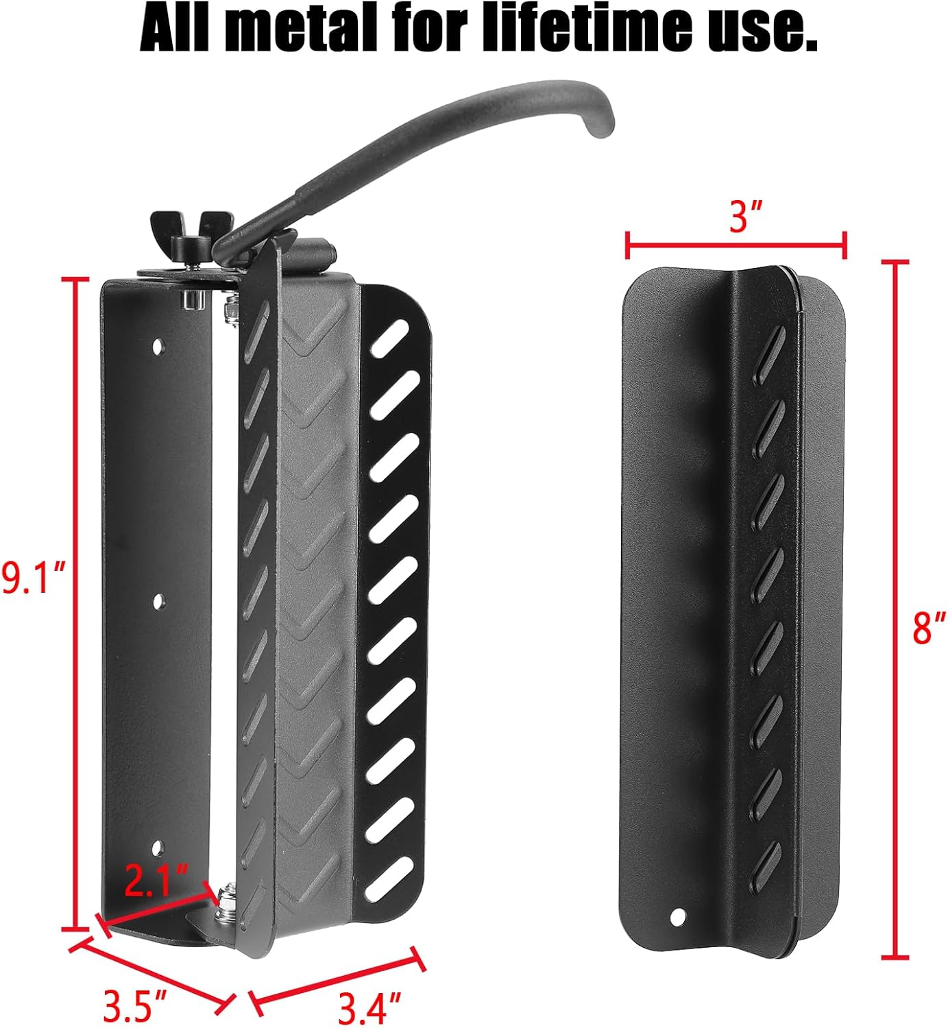 Bike Wall Mount Vertical, Swivel Bike Hangers For Garage, Bike Rack Garage Wall, Bicycle Hooks, Garden Indoor Outdoor Storage, (2Pack)