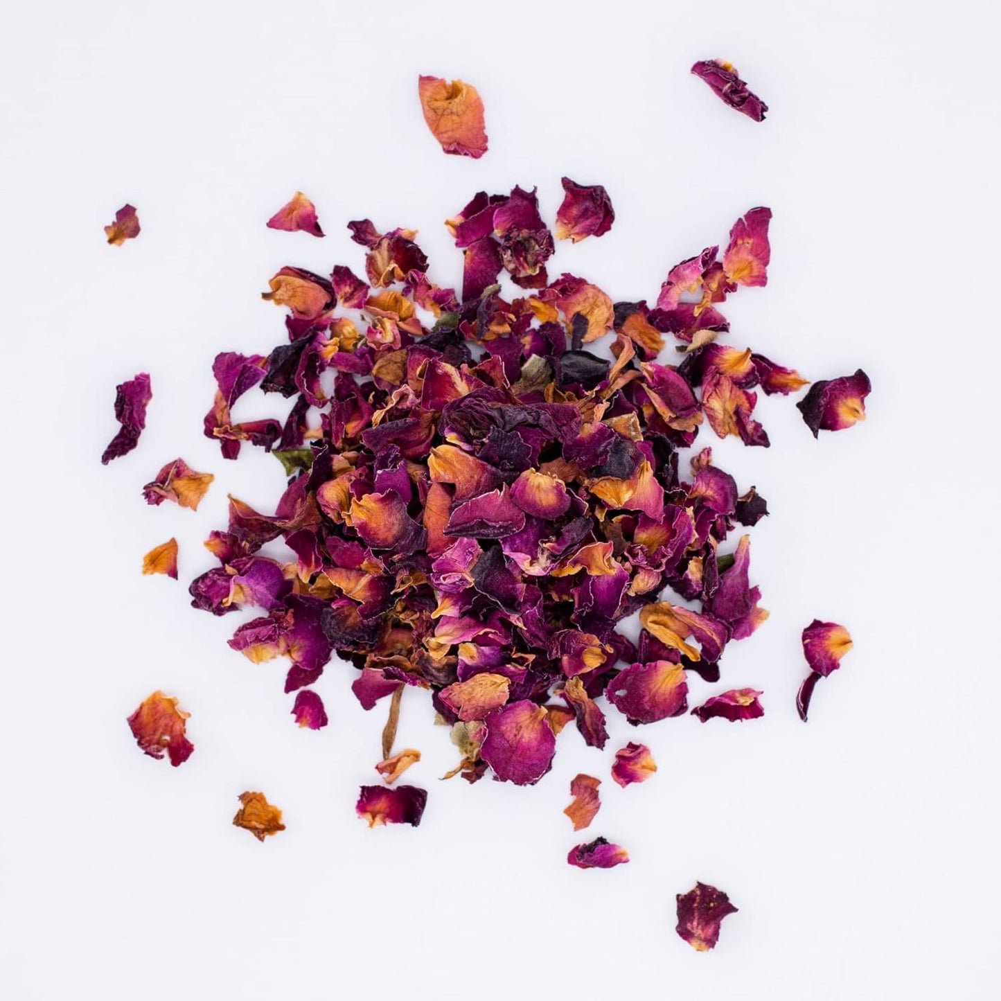 MagJo Naturals Red Rose Petals, Dried, Culinary Grade A, Harvested from Faiyum Oasis in Egypt (4 oz)