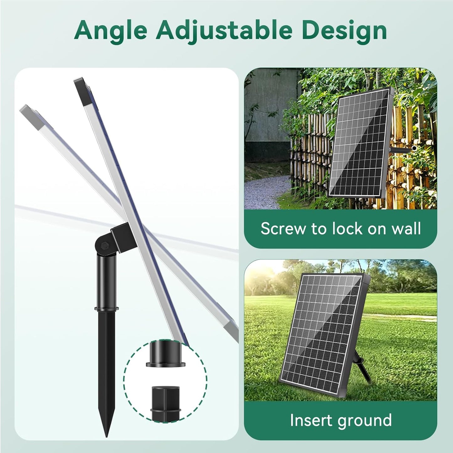 Antfraer Solar Pond Pump, 25W Solar Fountain Pump 410GPH Flow Adjustable with 16.5FT Cord/6.6FT PVC Tubing for Fish Pond Pool Garden Waterfall Hydroponics DIY Water Features