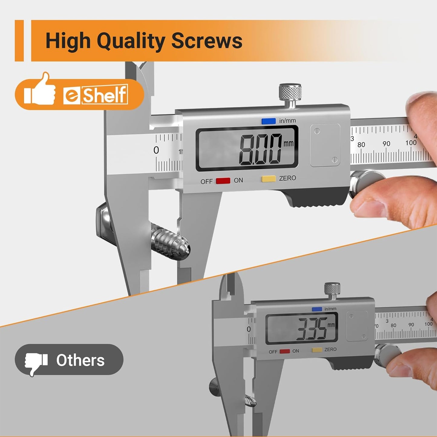 2x6 ft Garage Shelving, 2-Pack Wall-Mounted Shelves for Garage, Kitchen, Pantry Storage, 800 lbs Total Load Capacity Storage Wall Shelving, White