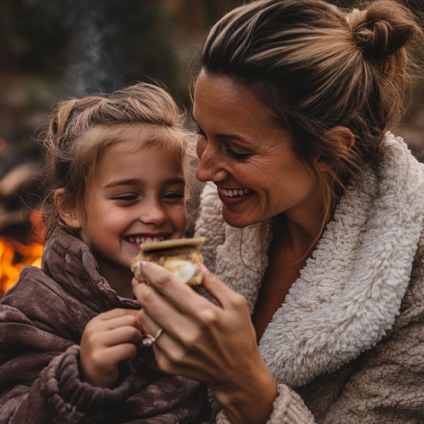 Smores Sticks For Fire Pit [Set Of 7] - Marshmallow Roasting Sticks For Campfire, Classic Smore Sticks - Hot Dog Sticks For Campfire - SUMPRI Campfire Sticks