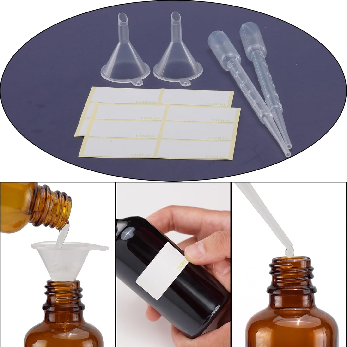 YIZHAO Green Glass Spray Bottles 4oz, with Small Fine Mist Spray, Metal Cap, Refillable for Essential Oil,Travel,Cleaning,Perfume,Aromatherapy,Makeup – 9 Pcs