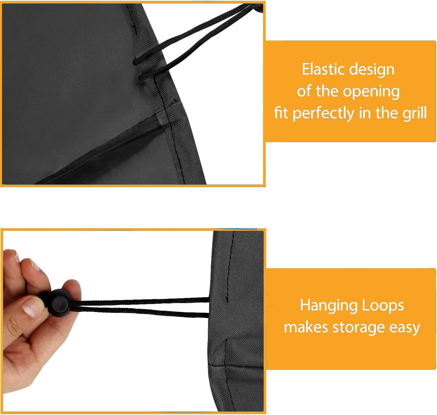 600D Grill Cover Fits for Pit Boss 700FB, 700D, 700S, 700SC Wood Pellet Series Grills, Replace for Pit Boss 73701 Heavy Duty Waterproof Grill Cover, Fade Resistant, 56" x 29" x 38"