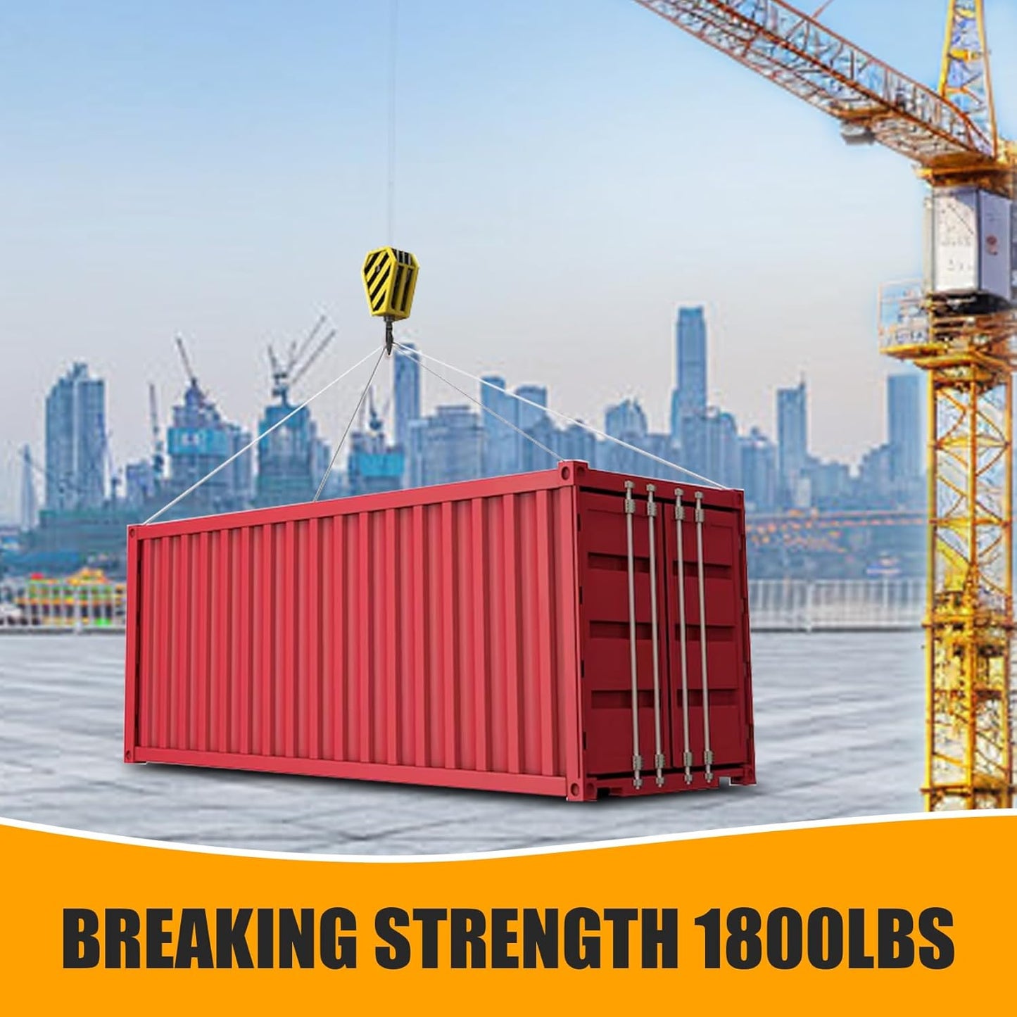 1/8" Stainless Steel Cable, 1500FT Wire Rope with Cutter 7x7 Strand, Aircraft Cable 1800 lb Breaking Strength, Cable for Deck Railing, Fence, DIY Balustrade