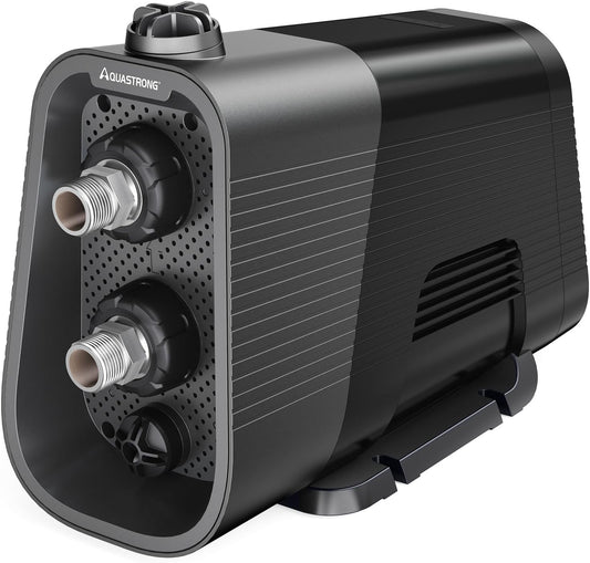 Aquastrong Smart 45 Whole House Water Pressure Booster Pump 80 PSI, 115V Automatic Variable Speed, Constant Pressure, Integrated Design, Self-Priming, for Home, Apartment, Shower, Garden, Shallow Well