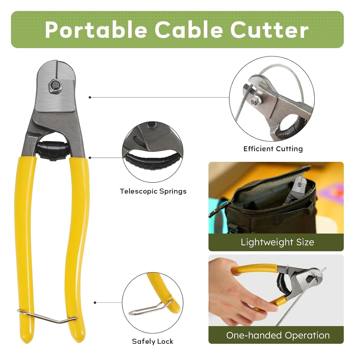 1/8 Inch Stainless Steel Cable Kit 164FT, 7 x 7 Strands Wire Rope with Aluminium Sleeves & Thimbles for Deck Railing, String Light Hanging, Shade Sail, Garden and DIY Projects