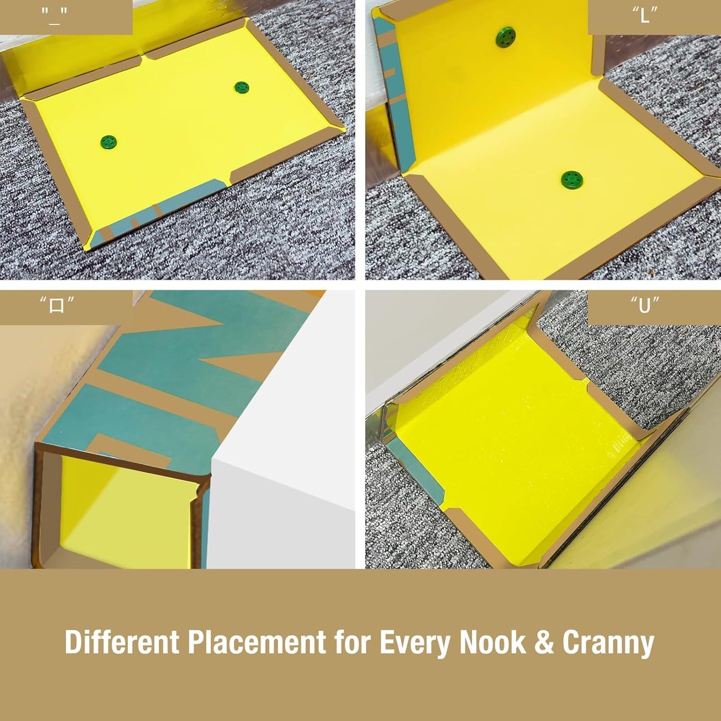 Mouse Trap Glue Board 13-Pack, 3X Faster Catch with Built-in Hazelnut Scent, Sticky Trap for Crawling Pests, Rats & Mice Extra Heavy & Sticky, Biodegradable