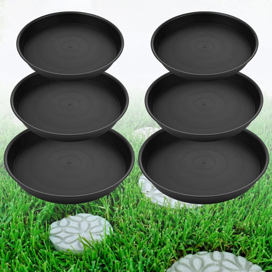 6 Pcs Bigger Round Stepping Stone Mold, 3 Size Cement Molds for Concrete, 10.63" 11.81" 12.99" Thicken Plastic Concrete Molds for Casting Garden Pavement and Stepping Stones Outdoor Walkway