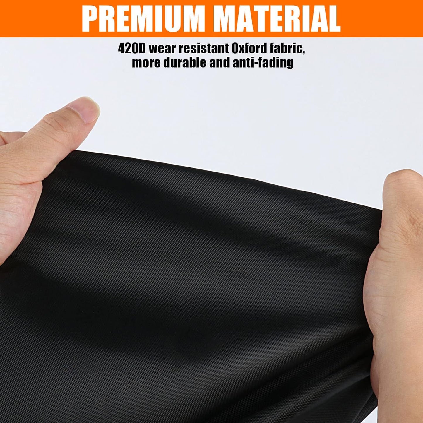 2 Burner Gas Grill Cover 32 Inch, Waterproof Cover for Char-Broil 463673519 Gas Grill, Protective Outdoor Grill Cover for Weber Nexgrill with Collapsed Side Tables