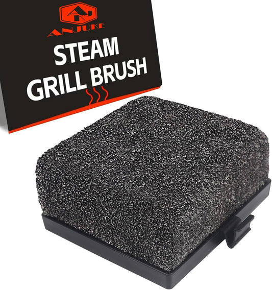 Grill Brush Brsitle Free, Replacement Cleaning Head, Heat-Resistant Kevlar Head for Steam Grill Brush(Only Replaceable Cleaning Head)