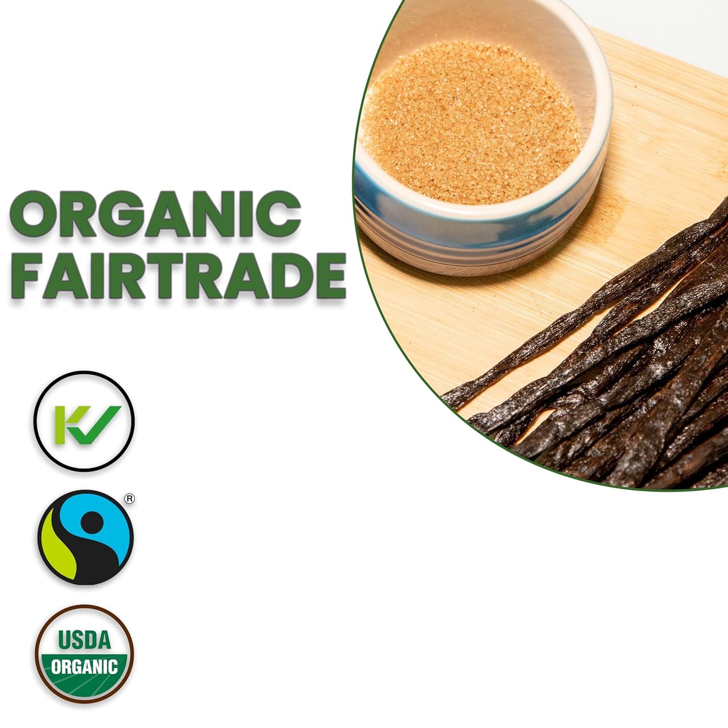 30 Count Organic Madagascar Vanilla Beans – Grade A Bourbon Pods | Gourmet Whole Vanilla Beans for Baking, Cooking, Extract Making | Rich Aroma, Premium Flavor, Non-GMO, Vegan